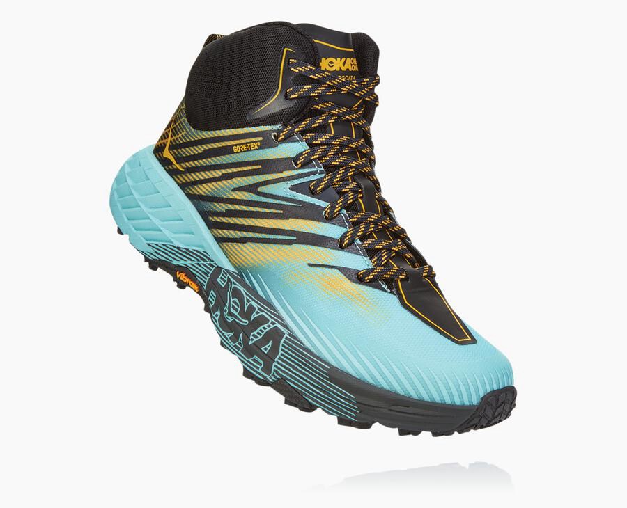 Hoka One One Trailove Tenisky Damske Modre - Speedgoat Mid GORE-TEX 2 - 34952-MQAI